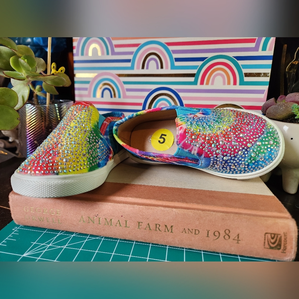 Rhinestone Tie Dye Toddler Shoe (T5)